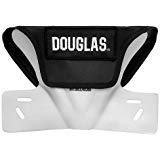 Douglas cowboy collar front view attached to shoulder pads for secure fit and reduced movement