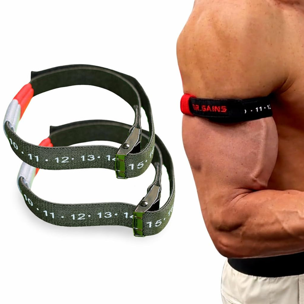 Dr. Gains front packaging showing both bands and case for convenient portability