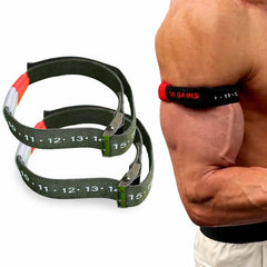 Dr. Gains front packaging showing both bands and case for convenient portability