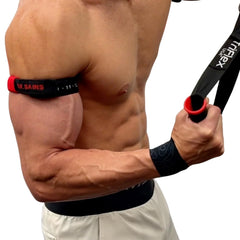 Dr. Gains nylon strap texture detail highlighting durable material and long-lasting use