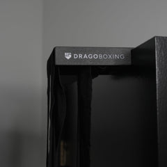 Drago Boxing hanger over interior door with wraps drying flat for reduced shrinkage and better airflow