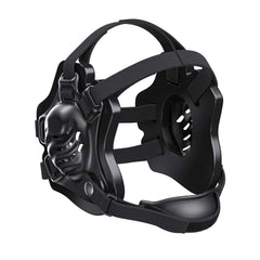 DR.BUNORDLE front view of headgear showing full ear coverage and protection