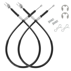 DRIVE UP front view of brake cable kit shows both cables and packaging, confirming complete replacement