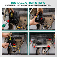 DRIVE UP MCOR 4 housing seal detail showing weather resistance benefit