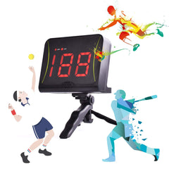DRM front view showing radar gun and tripod, highlight portability and setup