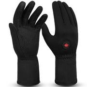 Dr.Warm front view showing slim heated glove design and quick-warm benefit