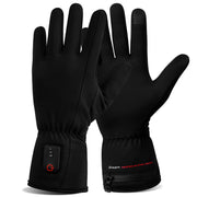 Dr.Warm front view packaging showing heated glove liners and batteries for quick identification and benefit