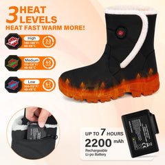 Dr.Warm side profile worn on foot demonstrating fit and everyday winter use benefit