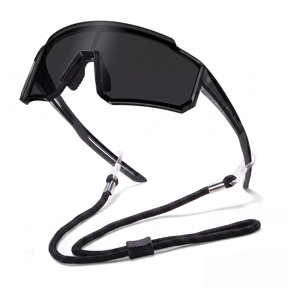 DUCO front view of sunglasses showing sporty fit and UV protection
