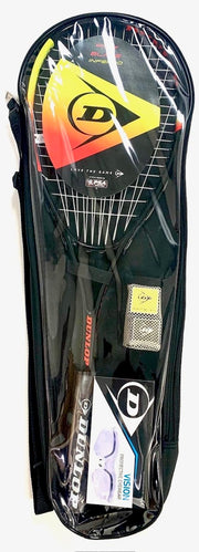 Dunlop Blaze Inferno racquet front view showing frame and strings for reliable performance
