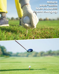 DUPDMKIN close-up of tee head and shaft demonstrating smooth launch