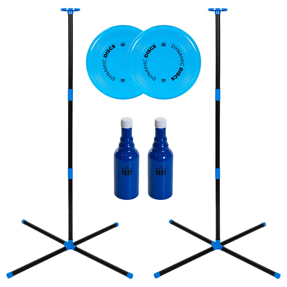 D·D DYNAMIC DISCS front packaging showing complete Dynamic Duel kit and contents, easy setup