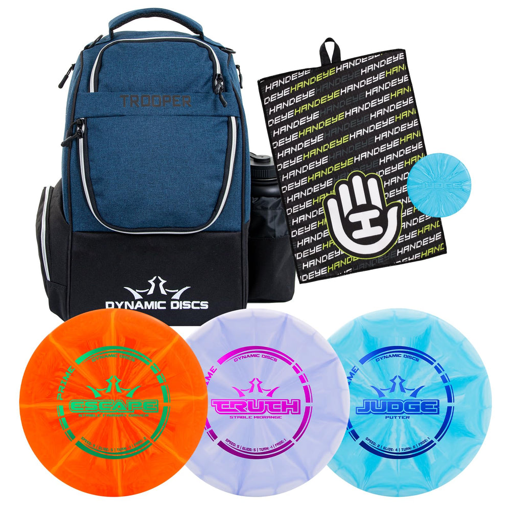 D·D DYNAMIC DISCS Trooper bag front view showing storage and comfort benefits