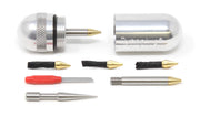 Dynaplug Micro PRO front view showing compact capsule and organized storage benefit