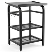 Dyskolos front view of rack showing compact footprint and sturdy storage