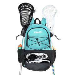 EALER ELB100 front view showing pockets and stick holders for organized storage