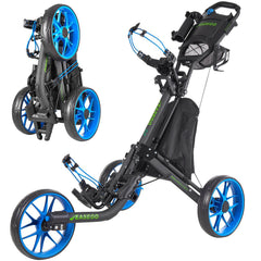 EASEGO front view folded for compact transport and trunk-friendly storage