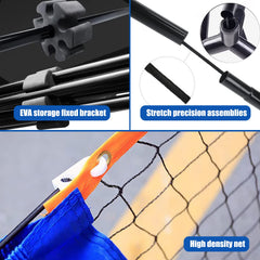 Eastgoing close-up of braided HDPE/PVC net material illustrating durability and weather resistance