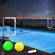 Eastgoing assembled pool net showing full setup and easy play