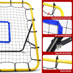 Eastgoing in use with player throwing, enhances solo drills and reaction