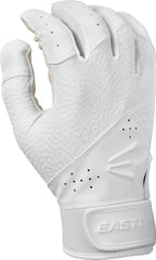 Easton glove in use by batter demonstrating enhanced feel and swing control