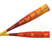 Easton Hype FIRE front profile showing full bat and graphics, highlighting performance