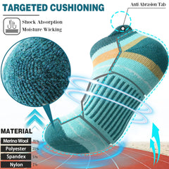 EBMORE compression bands at arch and Achilles providing support and improved stability