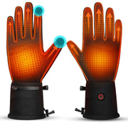 Ebullient Assimilate front view of heated glove liners showing slim fit and full-palm warmth