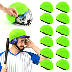 EcoBrisa front view of 12 neon green covers, easy team identification