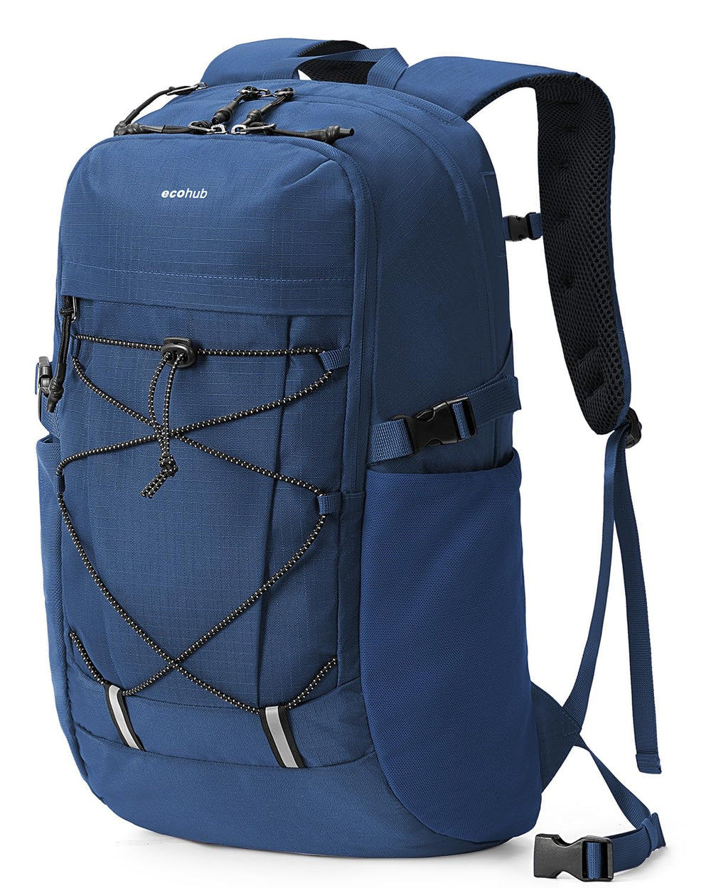 ECOHUB front view showing compact 30L design and weather-resistant fabric