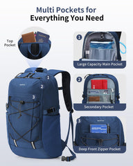 ECOHUB side pocket holding bottle for quick hydration on the trail