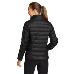 Eddie Bauer jacket zippered pocket detail with secure storage benefit