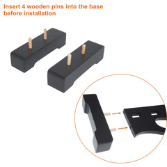 Eforlife side profile with katana demonstrates secure two-tier blade support