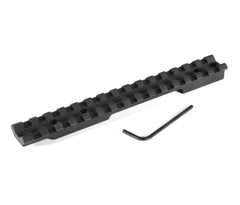 EGW Picatinny rail front view showing fitment and durable finish benefit