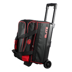 ELITE double roller front view showing graffiti print and wheels for easy transport