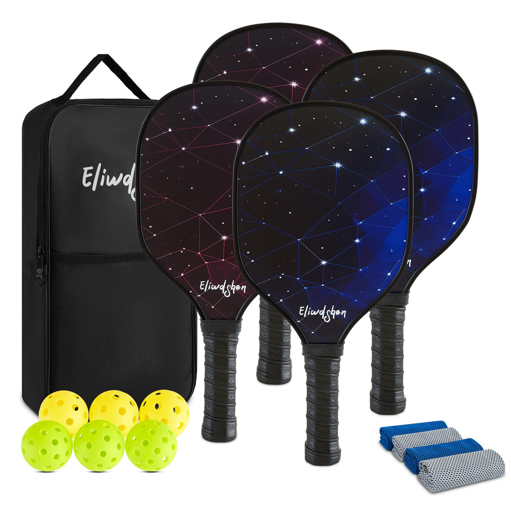 Eliwdshen front packaging showing starry sky blue paddles and full kit benefits
