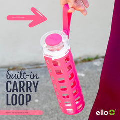 Ello Syndicate wide mouth with ice cubes for easy filling