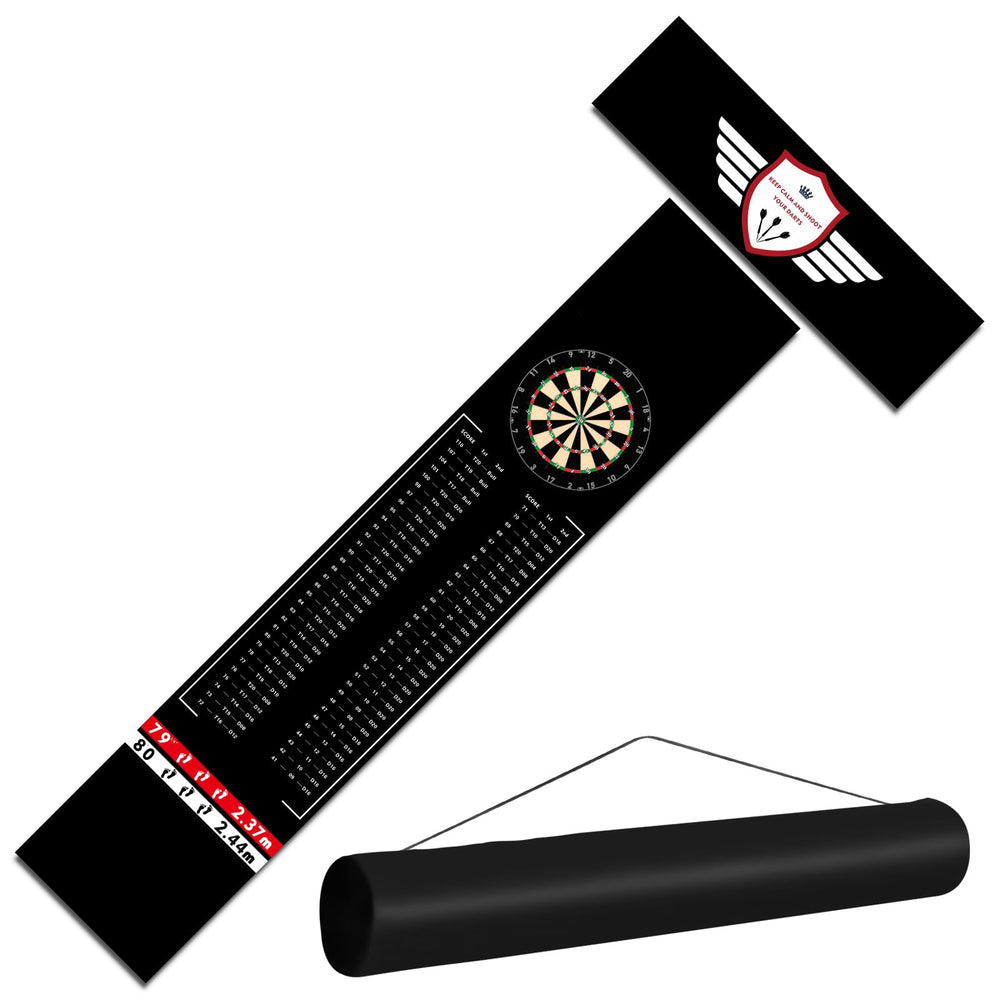Enjoyard front view T-shaped mat showing full layout and non-slip benefit