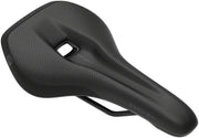 Ergon front view of saddle showing ergonomic shape and instant comfort