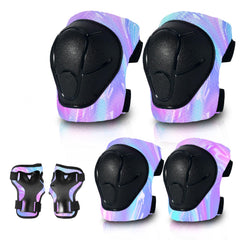 ETEETOW front view of full gradient protective set showing colorful design and coverage