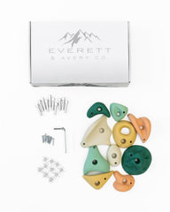 Everett & Avery Co. close-up texture of a hold showing grip and realistic friction benefit