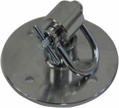Everlast swivel front view showing flange and mounting holes for secure attachment