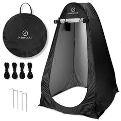 EverScout front view tent showing full shelter and easy privacy