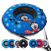 EverVenture Husky front view showing vibrant dog graphic and stable seat for fun