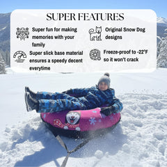 EverVenture Snow Dog cushioned seat top view offering comfort and stability