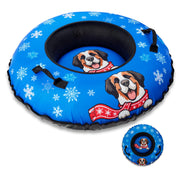 EverVenture front view of Snow Dog tube showing sturdy build and playful design