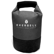 Exerbell front view folded compact showing portability and space-saving benefit