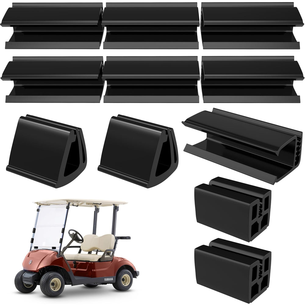EXOEMTS front view of clip kit packaging showing included pieces and fit information for easy identification