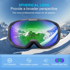 EXP VISION close lens detail highlighting anti-fog coating and clarity