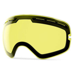 EXP VISION front view goggle with strap showing helmet compatibility and clear field of vision